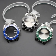 40mm Case męski zegarek Submariner Daytona część szafirowy kryształ dla Seiko nh35 nh36 ruch 28 5mm tarcza rozdział pierścień od skx007 tanie i dobre opinie FEIYASHI STAINLESS STEEL CN (pochodzenie) Etui na zegarek S1835G Men s Watch Case Part Sapphire Crystal Glass For Seiko nh35 nh36 Movement
