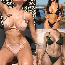 NEW bikini sexy hot erotic Solid color bikini tanga sexy 2020 bikini set high waist womens wimwear Bandage swimsuit girl monokin NEW bikini sexy hot erotic Solid color bikini tanga sexy 2020 bikini set high waist womens wimwear Bandage swimsuit girl monokin