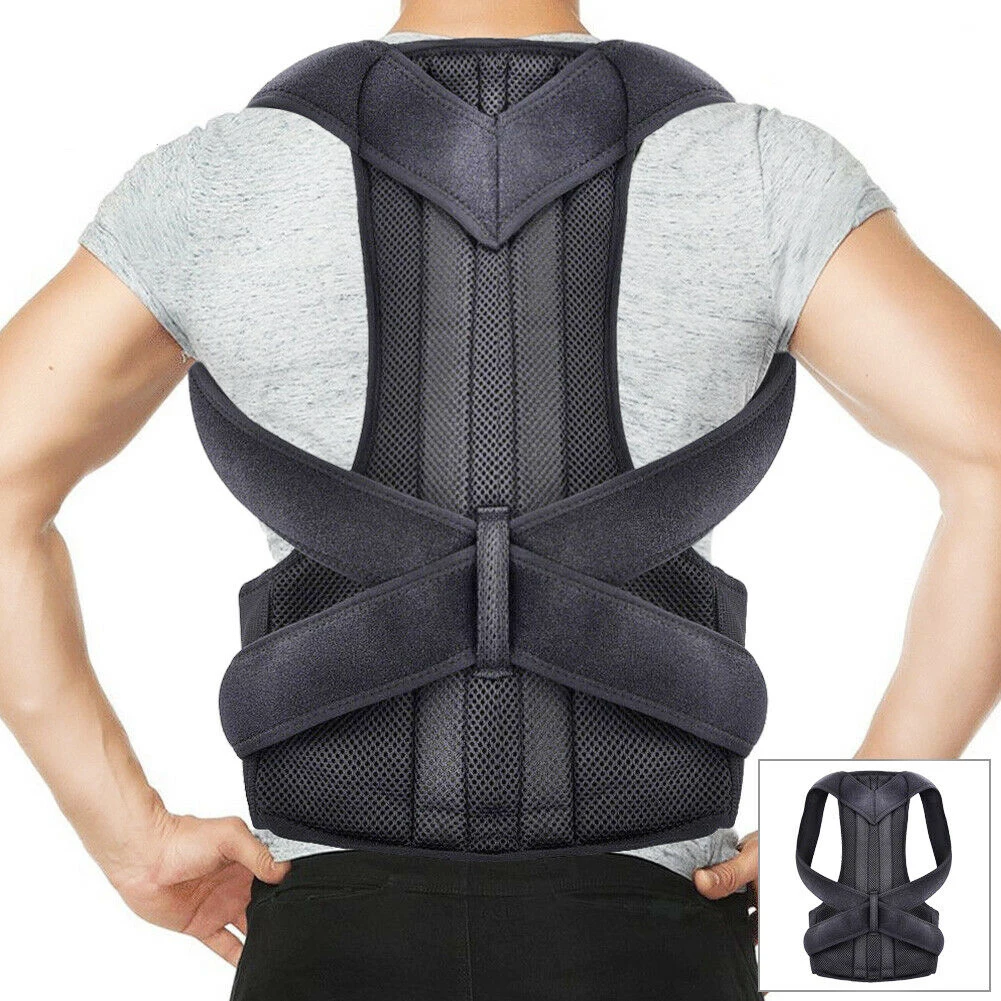 

Neoprene Deluxe Full Back Posture Corrector Brace Belt Therapy Women Men Back Posture Corrector Back Support Posture Steel Plate