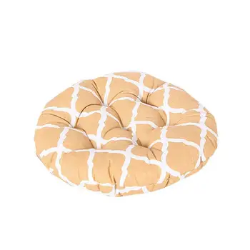 

Round Cushion Office Chair Sofa Cotton Linen Cushions Style Car Cushions Decoration 40x40cm Tatami Seat Japanese Geometric N9B7