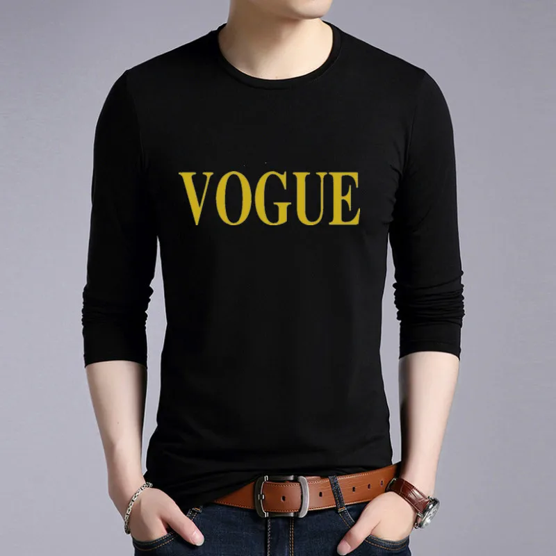 Футболка женская и мужская Harajuku Tide летняя новая Vogues VOGUE Футболка с принтом и длинным рукавом Женская футболка Топы повседневные женские футболки