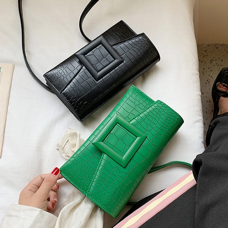 

Fashion stone Pattern Crossbody Bags For Women 2019 small bag Sac a Main Femme Clutch PU Leather HandBag Ladies Designer Bags