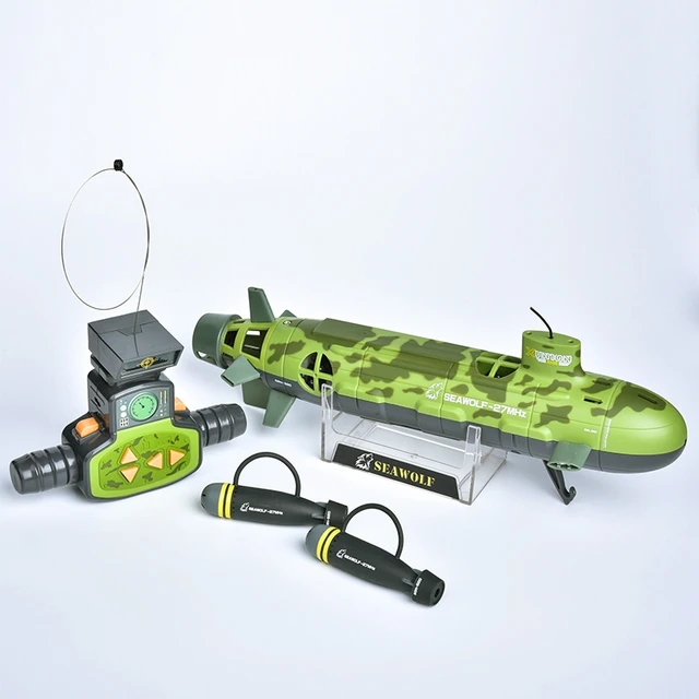 Tripple Motor Imitation RC Submarine Waterproof Low Voltage Protection Automatic Cooling Multi-player Competition Puzzle RC Toy 6