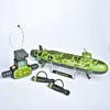 Multifunctional Underwater Simulate RC Submarine Model 6CH Waterproof Auto Cooling Battle Electric Remote Control Submarine Boat 6