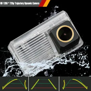 

HD 1280x720p Golden Camera Rear View Backup Camera Trajectory Dynamic Parking Line for Toyota Corolla Verso 2004-2011