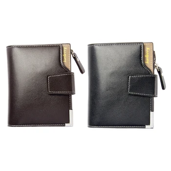 

Baellerry Wallet Men Leather Men Wallets Purse Short Male Clutch Leather Wallet Mens Money Bag