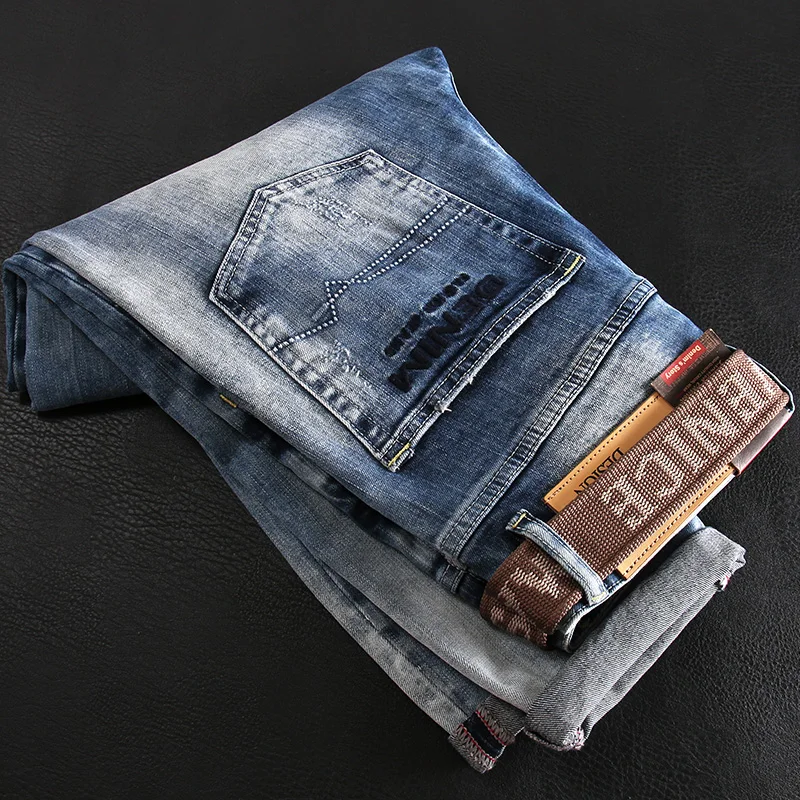 Fashion Men Jeans Retro Light 