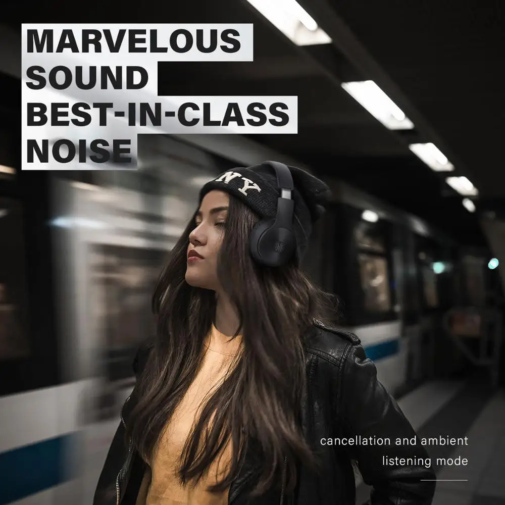 Oneodio A40 Active Noise Cancelling Bluetooth Headphones V5 0 Wireless Headset Over Ear Stereo Wired Headphone With Microphone