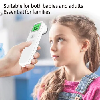 

LCD IR Non-Contact Forehead Thermometer Digital Infrared Body Temporal Thermometer Meter with Fever Alarm термометр уличный