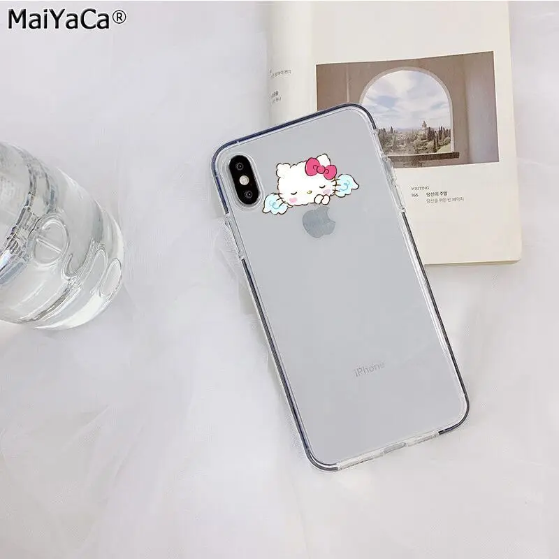 A12 MaiYaCa милый Hello kitty на заказ fundas чехол для телефона с фото для Apple iphone 11 pro 8 7 66S Plus X XS MAX 5S SE XR Чехол для мобильного телефона - Цвет: A12