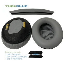 Premium Replacement Ear Pads with Memory Foam (2 and gray band)