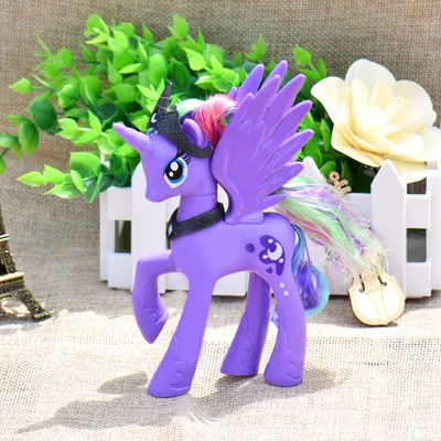 

Cartoon Unicorn Pets Horse Princess Luna Cute Doll PVC Toy Figures