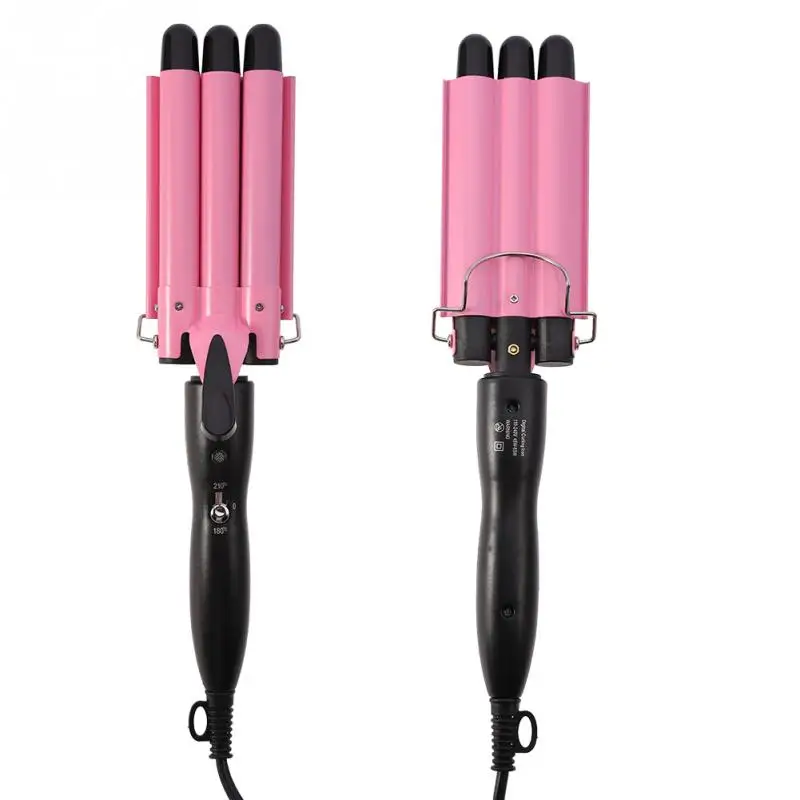 Hair Curling Iron Ceramic Triple Professional Triple Pipe Hair Curler Egg Roll Hair Styling Tools Hair Styler Wand Curler Irons