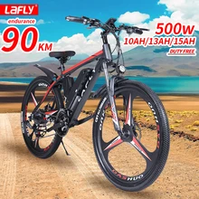 LAFLY 2021 NEW  electric bike 500W 36V Mountain Bike Electric Bicycle adult 26 Inch  ebike lithium battery