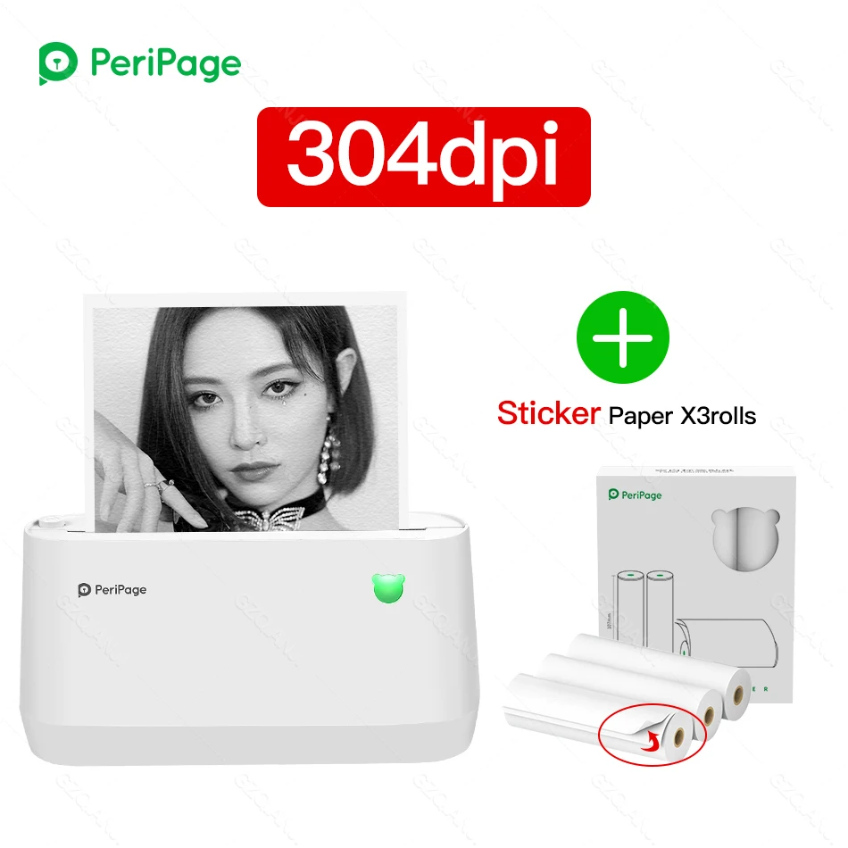 pocket sticker printer PeriPage A9(s) Max 4" Portable Thermal Bluetooth Printer Thermal Photo Label Receipt Sticker Mini Printer 107mm mini printer for phone Printers