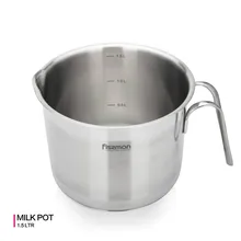 1.5l молочный горшок Корпус из нержавеющей стали с насадкой Индукционная Нижняя кофеварка
