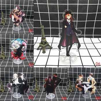 

Anime Bungo Stray Dogs Atsushi Dazai Akutagawa Chuya Acrylic Stand Figure Desktop Decoration Collection Model Toy Cosplay Doll