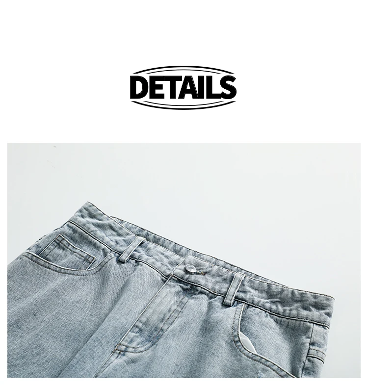 2019 мужские однотонные повседневные штаны с дырками, мужские классические джинсы с накладной карман, легкие свободные брюки