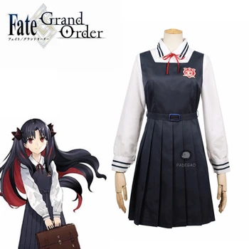 

Anime FGO Fate Grand Order Space Ishtar TohneRin School JK Uniform Sailor Suit Dress Outfit Anime Cosplay Costume