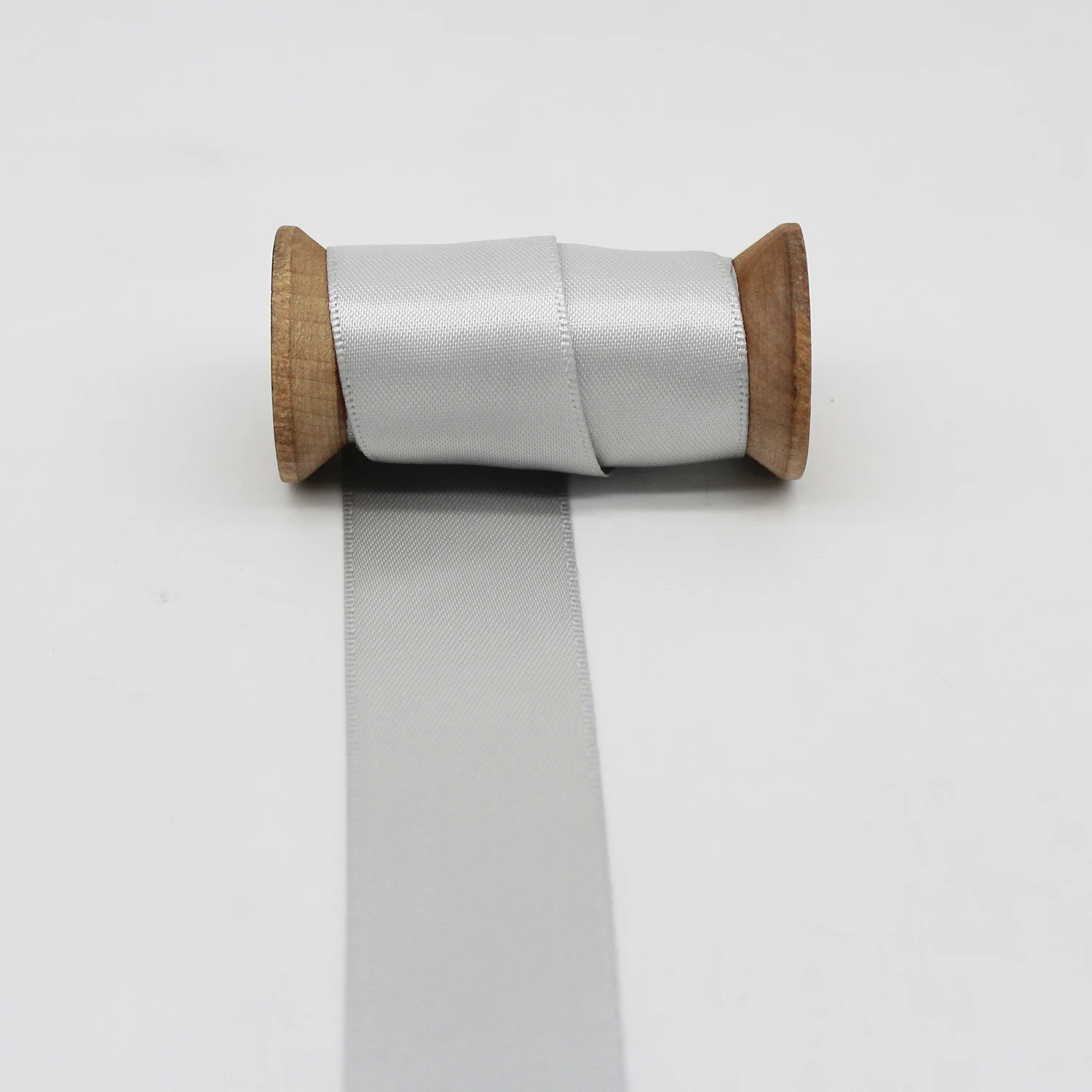 グログランサテンリボン,無地,5メートル/ロットシェルグレー