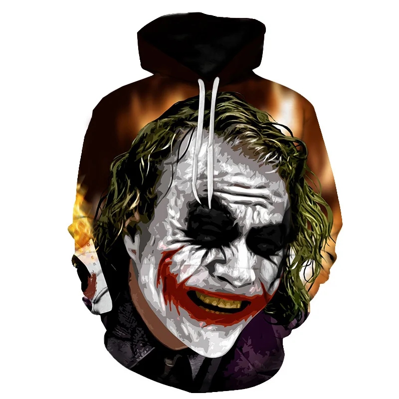 Horror Movie IT Clown 3D Printed Hoodie Sweatshirts IT Chapter Two Film Pullover Men Women Casual Streetwear Funny Hoodies - Цвет: 6219