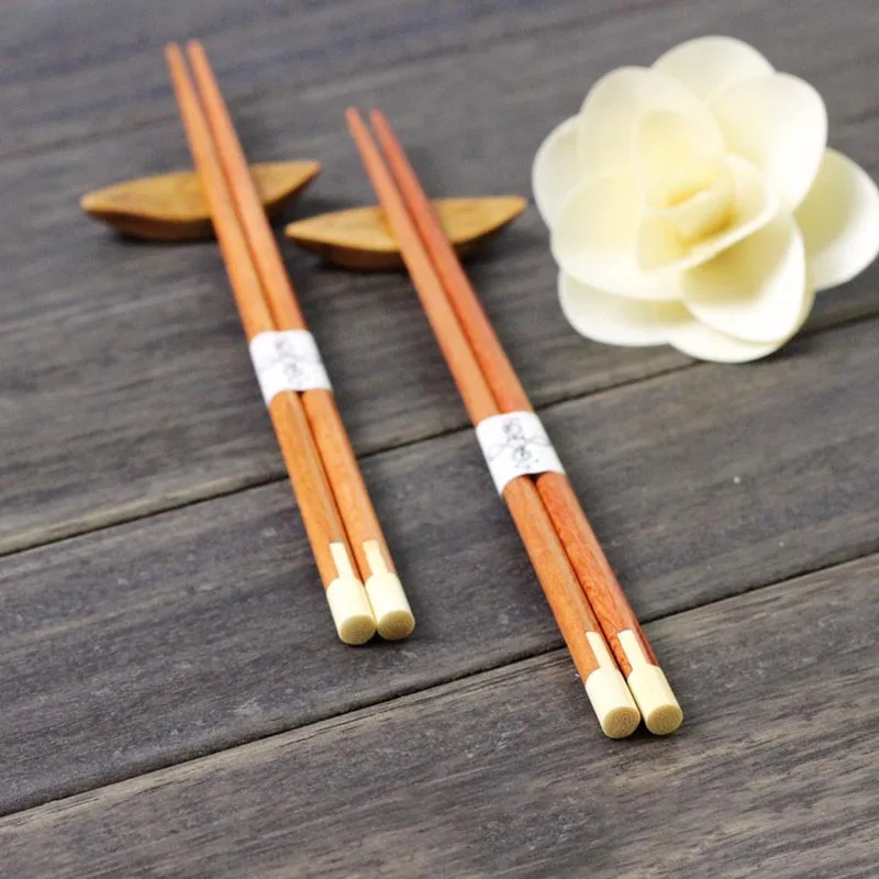 Японский стиль натурального дерева ручной работы детские палочки для еды Япония/Китай посуда для еды chop палочки с веревкой новая распродажа
