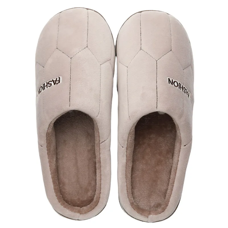Winter Men Slippers Warm Home Fashion Casual Comfortable Slippers for Male Indoors Non-slip Winter Floor Bedroom Couple Shoes KLYWOO