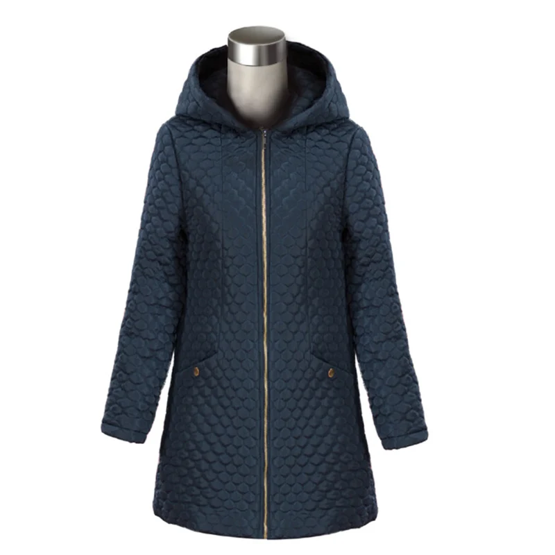 Зимняя женская парка среднего возраста, большие размеры 8XL, утепленная верхняя одежда с флокированием, женские теплые пальто с капюшоном, хлопковая стеганая куртка 2910