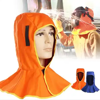 

Welding Helmet Total Protection Type Nylon Welding Neck Protective Cap Flame Retardant Wear Resistant Safety Cover Cap