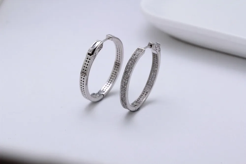 silver round earrings (7)