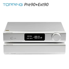 TOPPING Pre90 Preamplifier & Ext90 Input Extender Hi-Res Audio Ultra-High NFCA Modules AMP RCA/XLR Output Combination