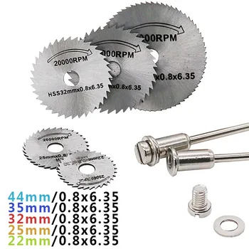 

7pcs Mini HSS Circular Saw Blade Rotary Tool For Metal Cutter Power Tool Set For Cutting Brass Copper Wood