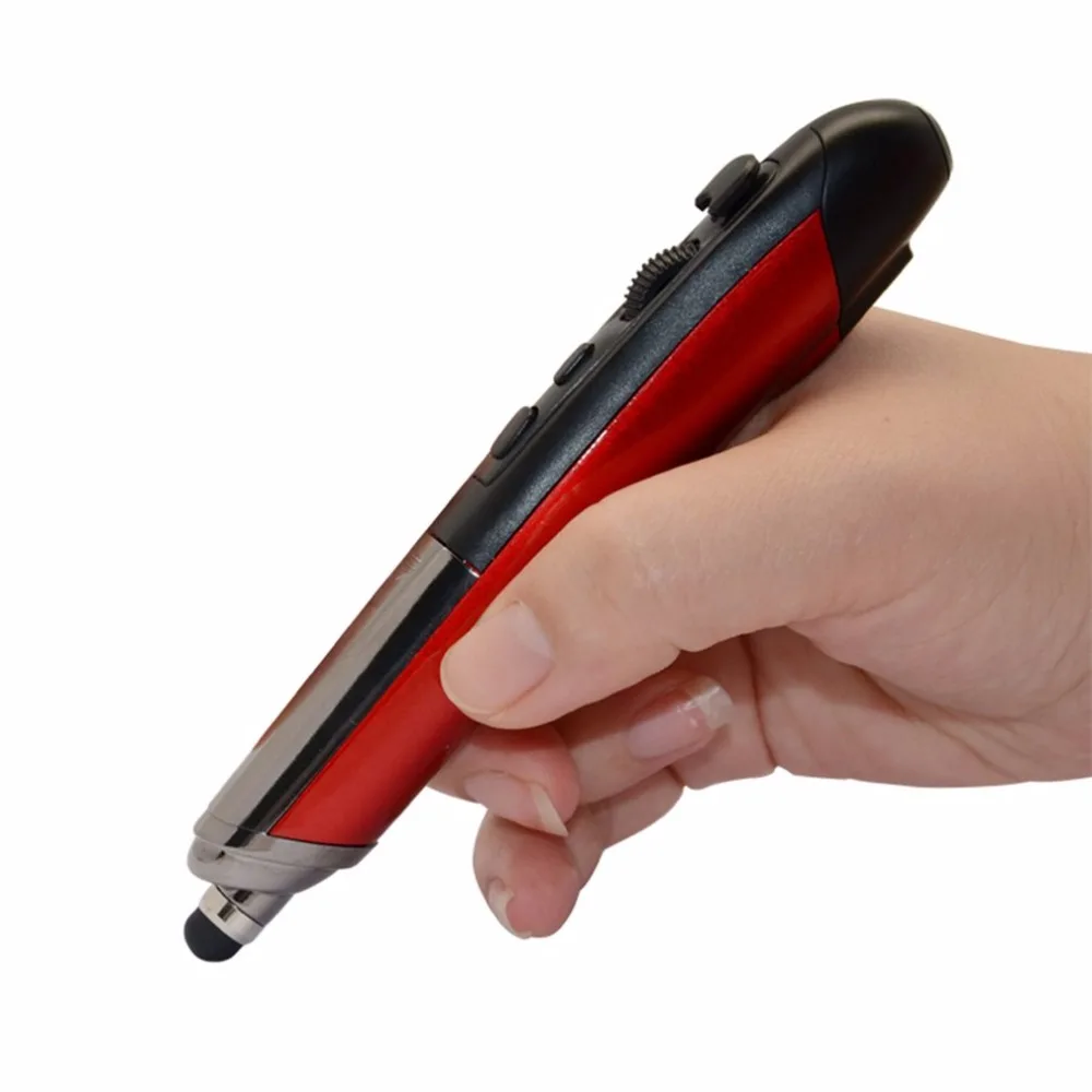 2.4G Wireless Optical USB Pen Mouse Handwriting Smart Pen Mouse 1600 Adjustable DPI for PC Laptop iMac Android Tablet 5 Colors