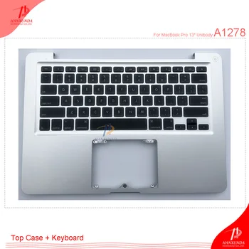 

Original replacement top case keyboard for Macbook Pro 13 A1278 keyboard top case US