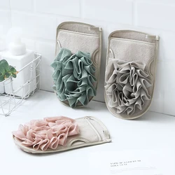 Home Portable Bath Glove Double Sides Mesh Body Cleaning Sponge Shower Scrubber Massage Mesh Ball Exfoliating Bathing Tool