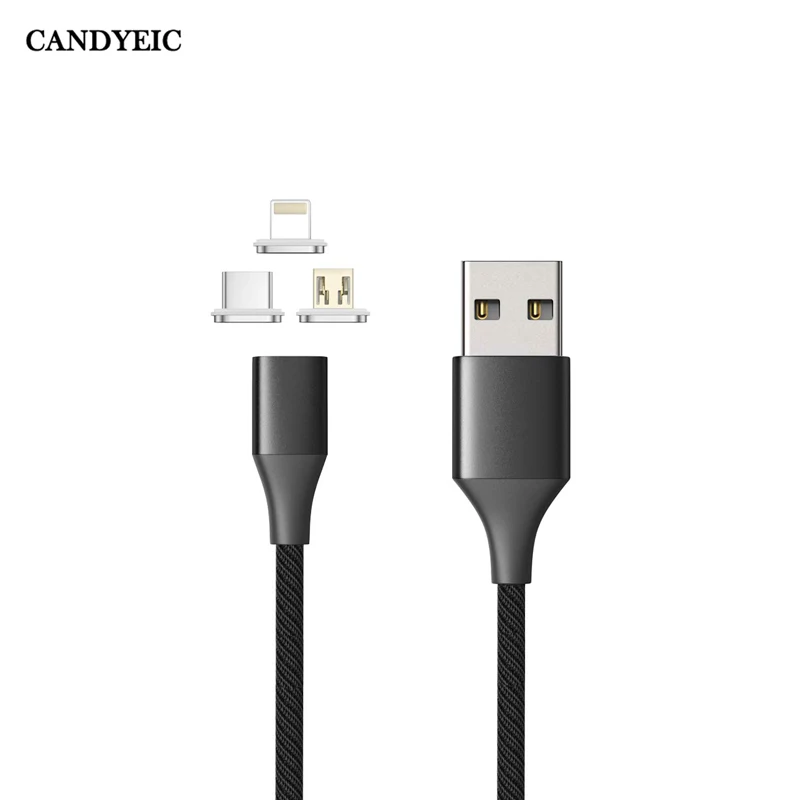 Магнитный кабель CANDYEIC USB Type C для Samsung GALAXY Fold A80 A70 A60 A40S S20 S10 Plus телефонный провод