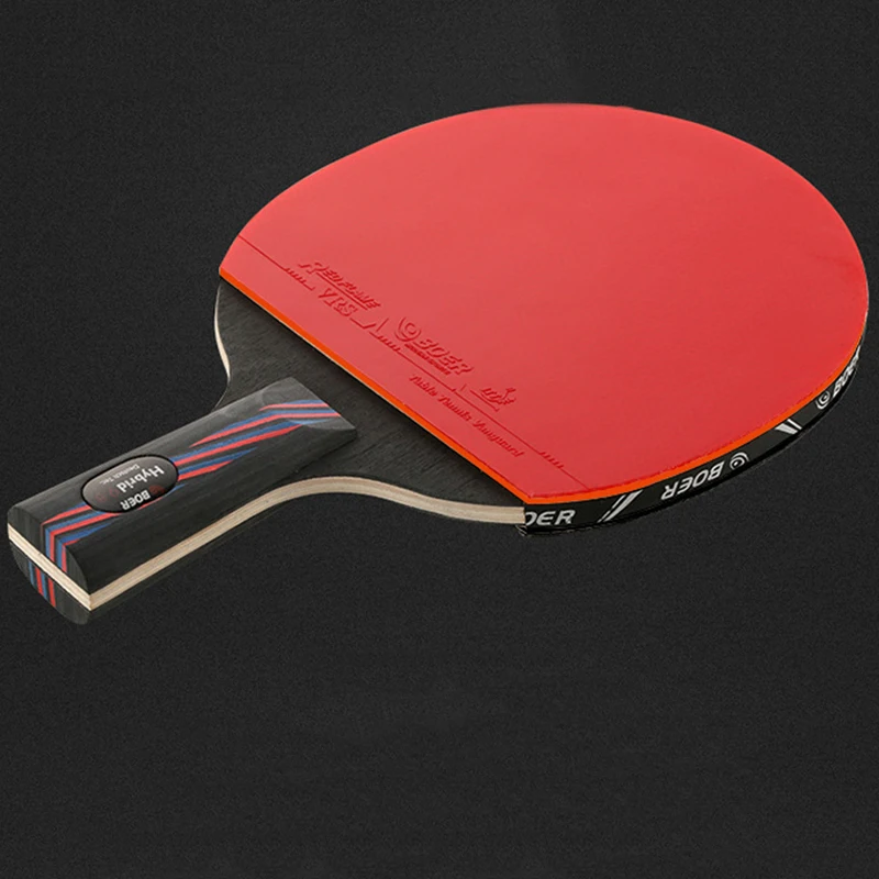 

pingpong supplies BOER Table Tennis Racket Bat Professional Training+Balls +Cover+Protective Film Table tennis racket set