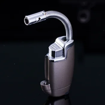 

BBQ Jet Torch Pipe Lighter Multipurpose Hose Gasoline 1300 C Kitchen Turbo Gas Stove Ignition Cigar Cigarette Windproof Lighter
