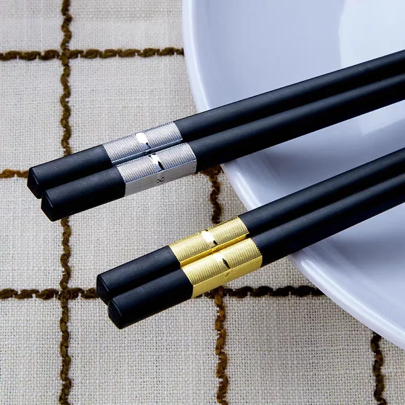 Chopsticks 10 Pairs/Boxed Sushi Chopsticks Anti-slip Anti-mold Food Sticks For Holiday Gifts Hotel Restaurant