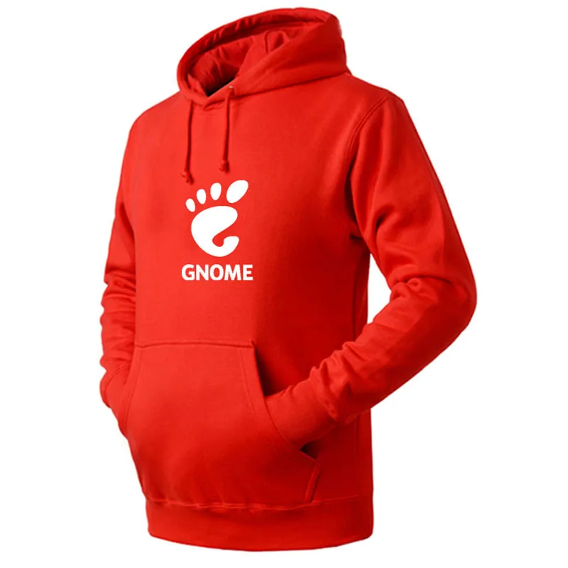 Тонкий пуловер толстовки Gnome логотип толстовка с длинным рукавом пуловер с капюшоном с буквенным принтом Толстовка