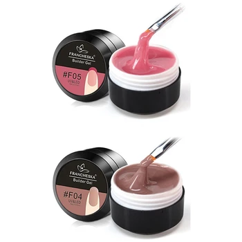 

Francheska 2Pcs Camouflage Gel Builder Gel Quickly Uv Builder Gel Soak Off Nail Extension Jelly - F04 & F05