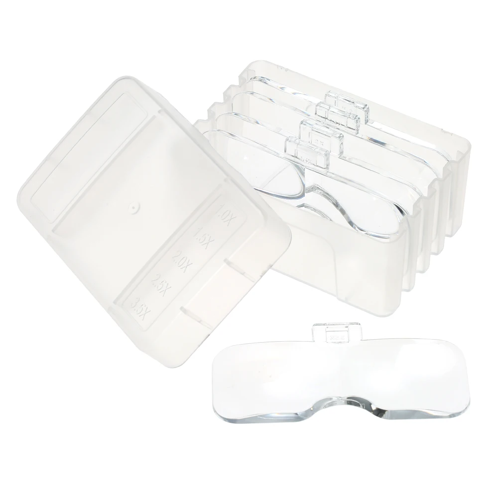 

3 LED Lamp Jeweler Magnifier Magnifying Glass Loupe Headband Adjustable Lens Set