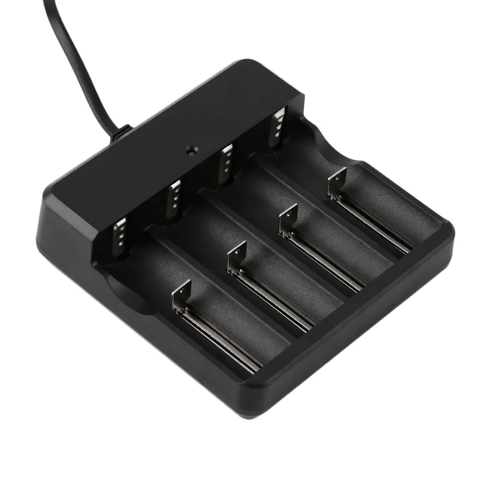 High Quality 4Pcs 18650 3.7V 9800mAh Protected Li-ion Battery + Universal US Stop Charger Promotion Fast