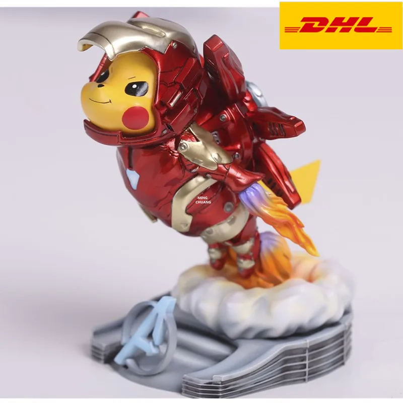 pikachu iron man figure