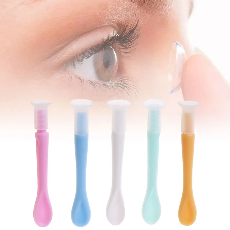 Lens Suction Cups Care Travel Stick Contact Remover Tool Tips Random