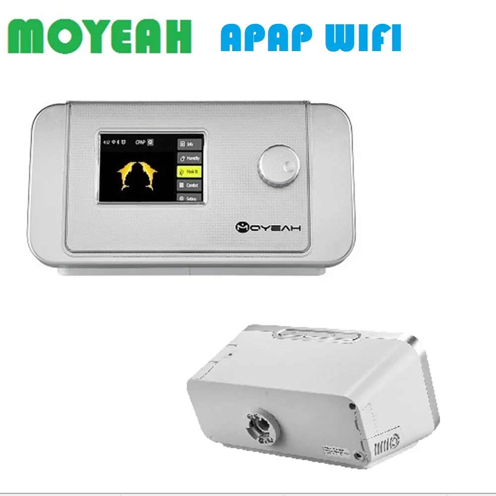 

MOYEAH APAP Machine with Wifi and Sleep Aid Watch Anti Snoring Auto CPAP Medical Equipment with Mask Hose Filters Sleep Apnea