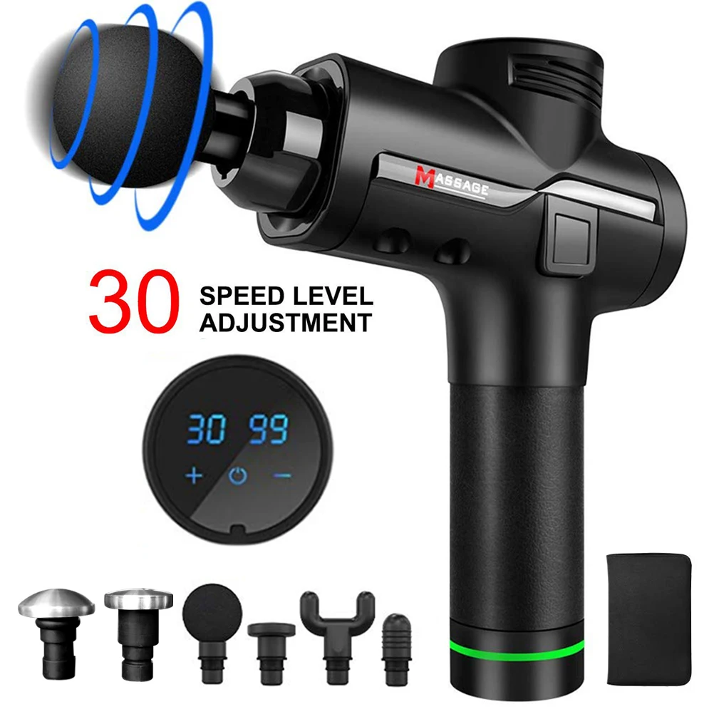 

Tissue Massage Gun Muscle Massager Muscle Pain Management After Training Exercising Body Relaxation Slimming Shaping Pain Relief