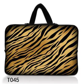 

Tiger Stripes 11.6 13.3 14.4 15.4 15.6 17.3 inch Handle Laptop Sleeve Bag Notebook Smart Cover Case For Macbook Air/Pro/Retina
