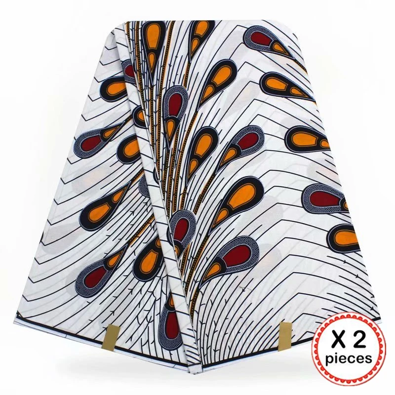 Анкара африканская ткань 12 ярдов Хлопок Нигерия стиль шитье Африканский Воск Печать Ткань Гана для свадебная одежда платье 91816