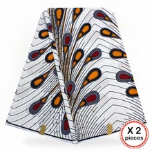 Анкара африканская ткань 12 ярдов Хлопок Нигерия стиль шитье Африканский Воск Печать Ткань Гана для свадебная одежда платье 91816